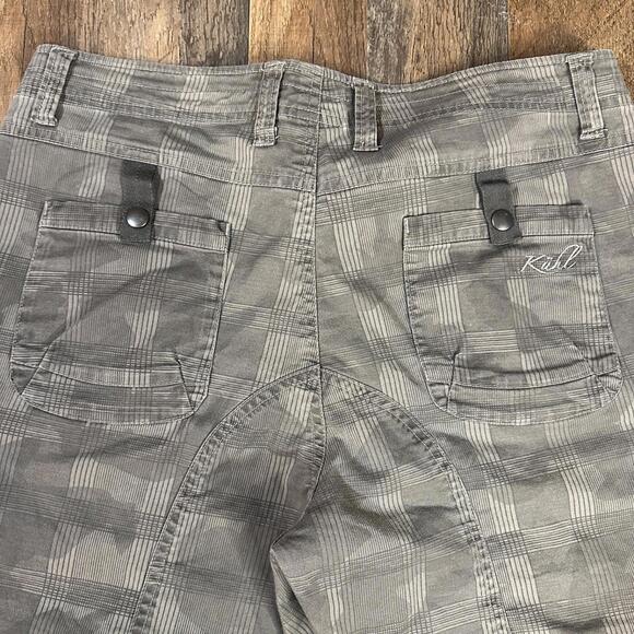 KUHL Women’s Outdoor Hiking Pants Plaid Camo Pockets Size 12 Reg Katerina - Picture 4 of 8